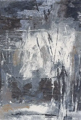 Galleria Modern Abstract Blue Rug - Pendle Village Furniture